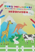 Buku mewarnai : belajar membaca & menulis : Herbivora